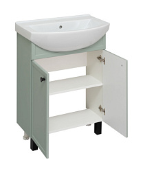 Тумба под раковину Runo мята (под умывальник Best 65 ) Римини 65 (00-00001273)