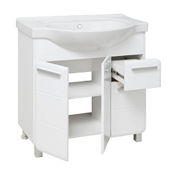 Тумба под раковину Runo  (под умывальник Erica 80) Эрика 80 (УТ000003319)