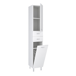 Пенал Runo правый с корзиной для белья 30 (00000000126)