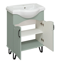 Тумба под раковину Runo мята (под умывальник Классик 65 ) Марсель 65 (00-00001217)