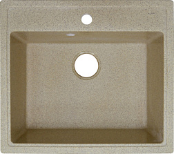 AZARIO кухонная мойка Litos (570х505х200) Песочная (сифон + герметик)