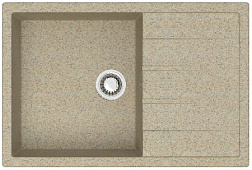 AZARIO кухонная мойка Vision (750x505x218) Песочная (сифон + герметик)