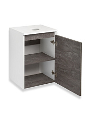 Тумба под раковину Runo железный камень Бари 40 (00-00001376)