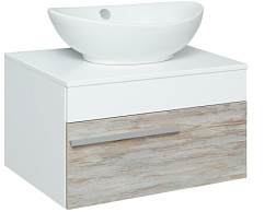 Тумба под раковину Runo подвесная (под умывальник Moduo Square 50/ Гамма 56/ Infinity 60/ Moduo Leaf