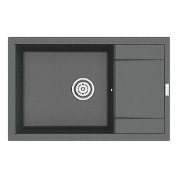Мойка кухонная Point Велета 78 PN3002GR, графит