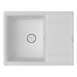 Мойка кухонная Point Стил 65 PN3009W, белый