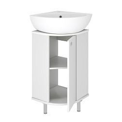 Тумба под раковину Runo угловая (под умывальник Элегия ) Браво 40 (00000000947)