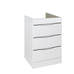 Тумба под раковину Runo  (под умывальник Гамма 120 лайт левое/ правое крыло + кронштейн) Орион 60 (У