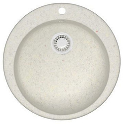 AZARIO кухонная мойка Vital (507x507x200) Хлопок (сифон + герметик)