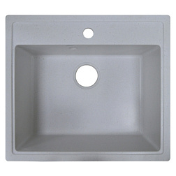 AZARIO кухонная мойка Litos (570х505х200) Хлопок (сифон + герметик)