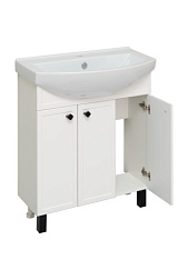 Тумба под раковину Runo белая (под умывальник Best 75 ) Римини 75 (00-00001255)