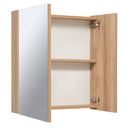 Зеркальный шкаф Runo графит Лада 60 (00-00001161)