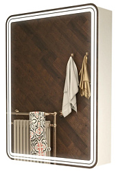 AZARIO зеркало-шкаф Adriana 1Л с подсветкой 600*800