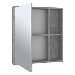 Зеркальный шкаф Runo серый бетон Эко 60 (00-00001186)