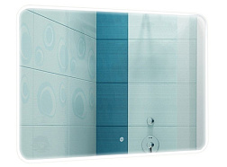 AZARIO зеркало Alone Raggio влагостойкое с подсветкой 800*600