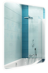 AZARIO зеркало Esterna Raggio влагостойкое с подсветкой 600*800