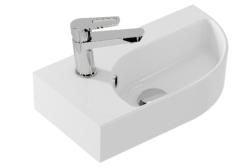 Раковина Cersanit подвесная CAMEO 45 левая 1 отв.