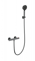 Смеситель для душа с термостатом WONZON & WOGHAND, Темный графит (WW-B2005-A-BGG)