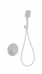 Смеситель для душа с термостатом встраиваемый WONZON & WOGHAND, Белый матовый (WW-D1017-A-MW)