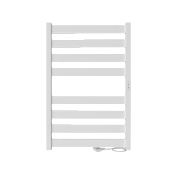 Полотенцесушитель Oktava Slim 5 (electro) 80/50 (таймер, скр.монтаж, унив.подкл.R/L, Белый матовый) 
