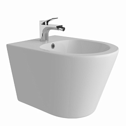 Подвесное биде Forma, 1 отверстие под смеситель, с крепежом для полностью скрытого монтажа, керамиче