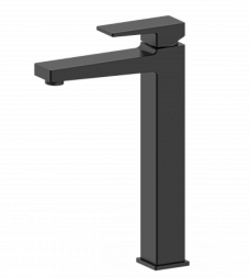 Смеситель для раковины высокий Wonzon & Woghand, Черный матовый (WW-88019068-MB)