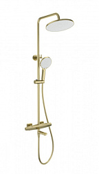 Душевая система с термостатом WONZON & WOGHAND, Брашированное золото (WW-B3046-A1-BG)