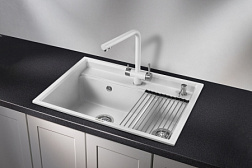 Кухонная мойка GRANULA Kitchen Space (7302, АРКТИК)