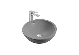 AQ5354-MG раковина 440*440*175 для установки на столешницу, матовый серый