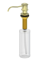 Дозатор мыла WONZON & WOGHAND, Брашированное золото (WW-88SD03-BG)