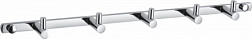 Вешалка с 5 крючками для ванной WONZON & WOGHAND, Хром (WW-9380-5)