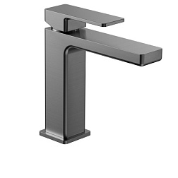 AQM6810GM Savona Смеситель для раковины 125мм, гладкий, подводка ½, металл