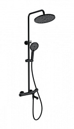 Душевая система с термостатом WONZON & WOGHAND, Черный матовый (WW-B3057-A-MB)