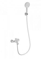 Смеситель для ванны с душем WONZON & WOGHAND, Белый матовый (WW-AE3204-MW)