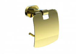 Держатель для туалетной бумаги с крышкой WONZON & WOGHAND, Глянцевое золото (WW-8426-LG)