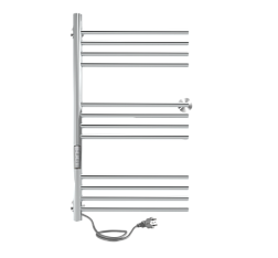 Полотенцесушитель Family (electro) 70/40 (таймер, скрытый провод слева, Полиров.) INDIGO перекладины