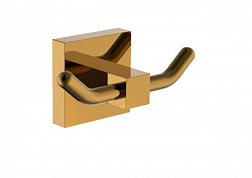 Двойной крючок для ванной WONZON & WOGHAND, Темное золото (WW-8925-DG)