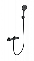Смеситель для душа с термостатом WONZON & WOGHAND, Черный матовый (WW-B3013-A-MB)