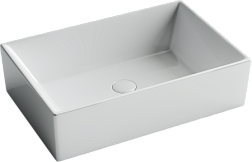 Умывальник чаша накладная прямоугольная Element 590*390*160мм