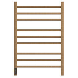 Полотенцесушитель электрический Point Веста PN70758BR П9 500x800, диммер слева, бронза