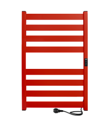 Полотенцесушитель Oktava Slim 5 (electro) 80/50 (таймер, скр.монтаж, унив.подкл.R/L, Electric Red) I