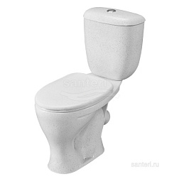 Унитаз-компакт Воротынский крап на бел.