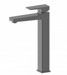 Смеситель для раковины высокий Wonzon & Woghand, Темный графит (WW-88019068-BGM)