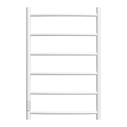 Полотенцесушитель электрический Point Афина PN04758W П6 500x800 диммер слева, белый