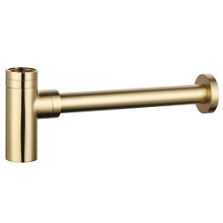 AQM7010GG Сифон для раковины латунный, Glossy gold