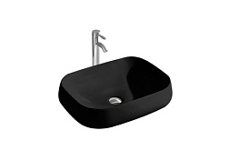 AQ5526-MB раковина 560*420*140 для установки на столешницу, матовый черный