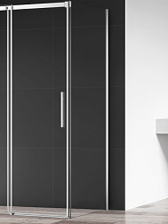 Боковая панель, стекло 8мм, цвет профиля хром. Размер 900*1950