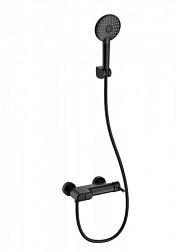 Смеситель для ванны с душем WONZON & WOGHAND, Черный матовый (WW-A30902-MB)