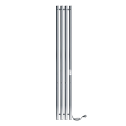 Полотенцесушитель Style 4 PRO (electro) 120/18 (таймер, скр.монтаж, унив.подкл.R/L, Полиров.) INDIGO