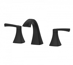 Смеситель для раковины на 3 отверстия Wonzon & Woghand, Черный матовый (WW-88083095-MB)